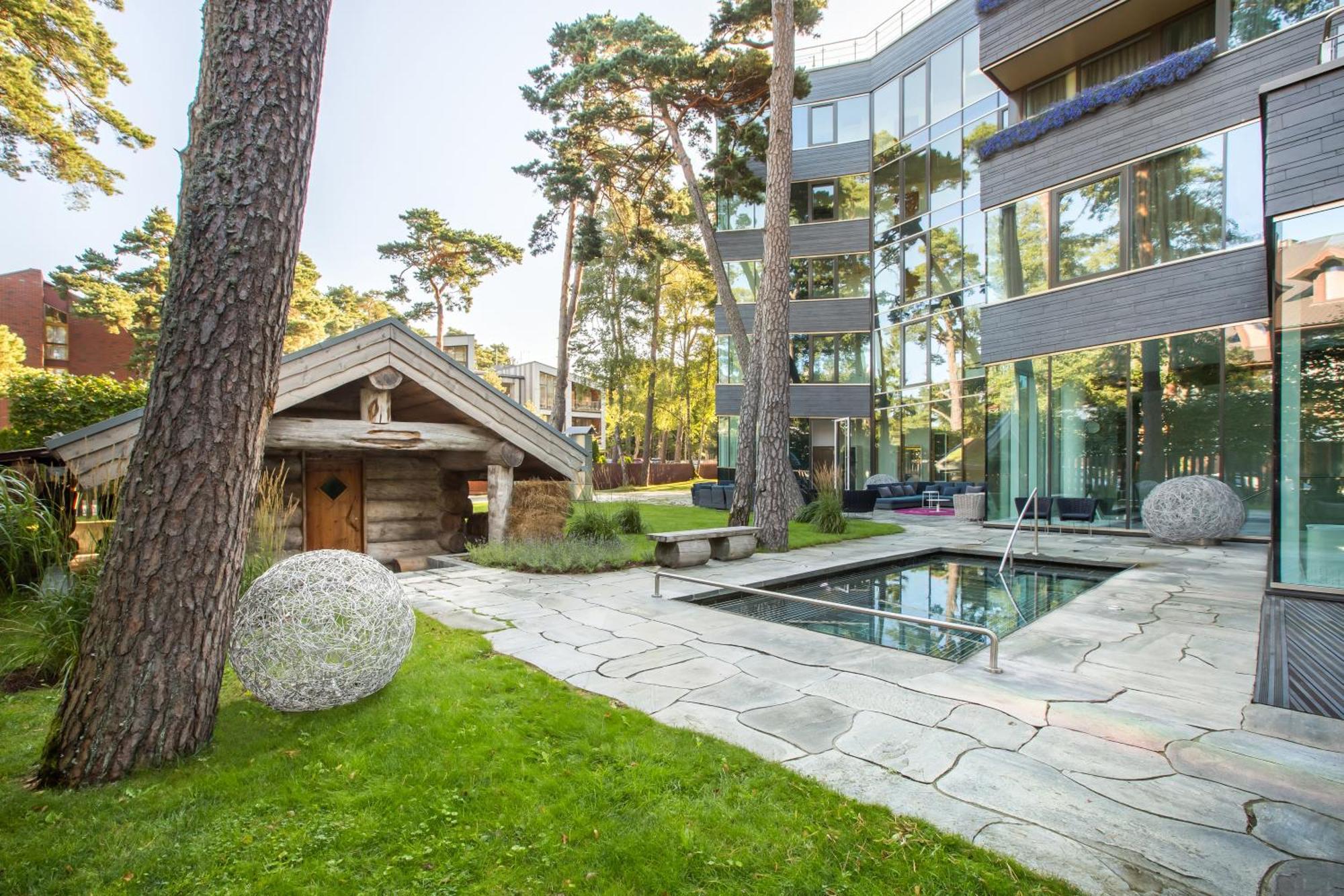 Palanga Life Balance Spa Hotel Extérieur photo The hotel's garden
